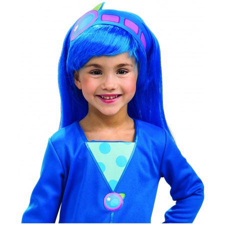 Kids Blue Wig  image