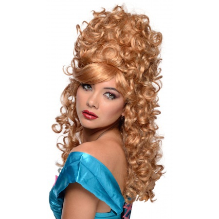 Blonde Curly Wig image