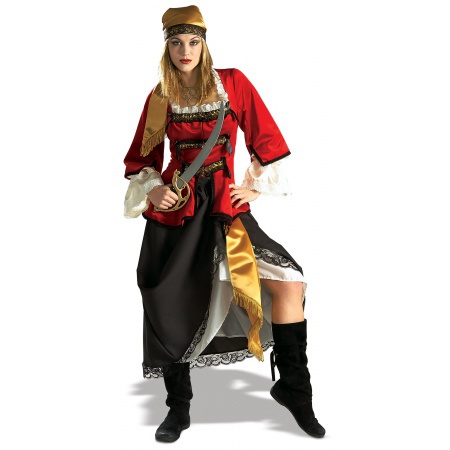 Pirate Woman Costume image