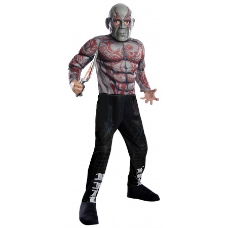 Guardians Of The Galaxy Drax Costume For Kids image