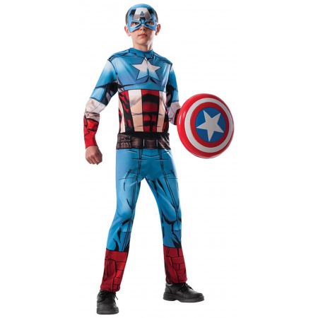Captain America Boys Costume image