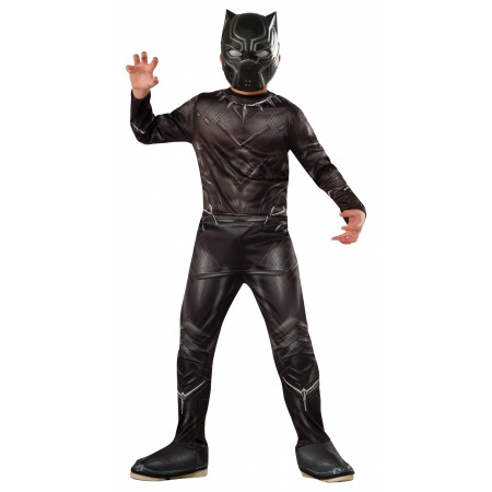 Black Panther Costume For Kids image