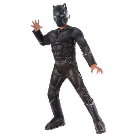 Kids Black Panther Marvel Costume image