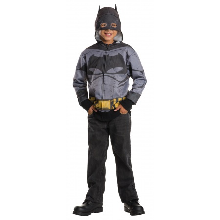 Batman Hoodie Kids Superhero Costume image