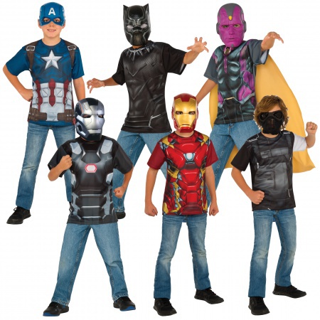 T Shirt Superhero Costumes For Kids image