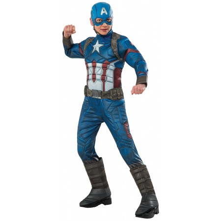  Boys Captain America Costume  image