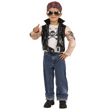 Biker Kid Costume image
