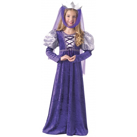 Medieval Queen Costume Child image