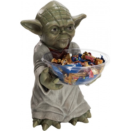 Yoda Halloween Candy Bowl Holder image