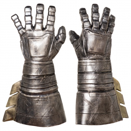 Armored Batman Gauntlets Adult Costume Gloves image