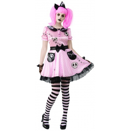 Creepy Wind Up Doll Costume image