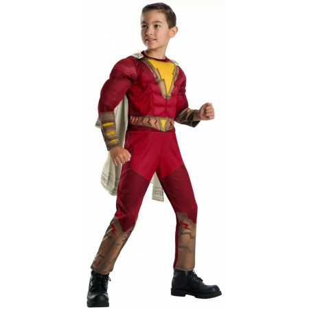 Shazam Costume Kid image