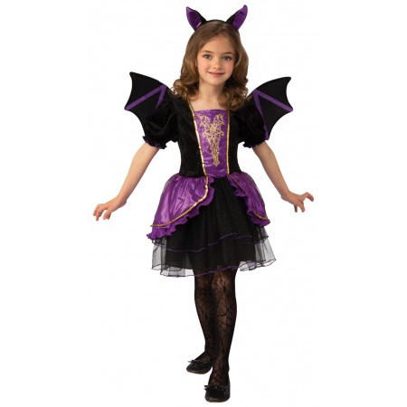 Girls Pretty Bat Costume image