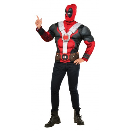 Adult Deadpool Costume For Sale image