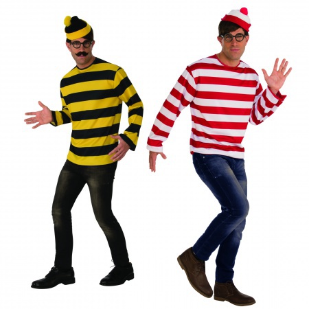 Mens Wheres Waldo Costume Kit image