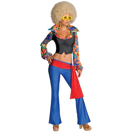 70s Disco Chick Costume image