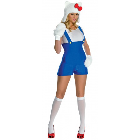 Adult Hello Kitty Costume image