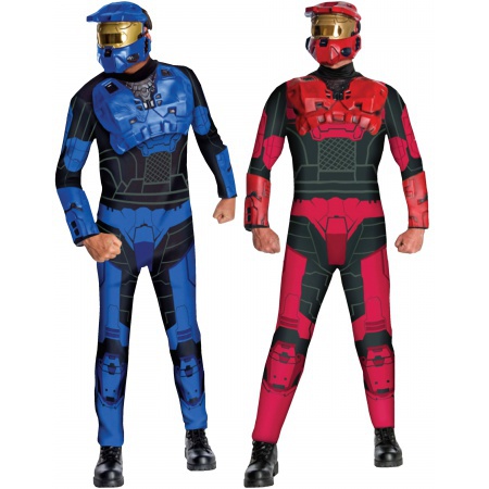 HALO Spartan Costume Red Or Blue image