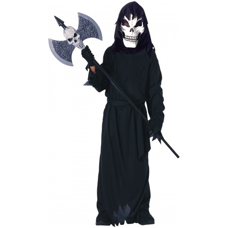 Grim Reaper Costume For Kids image