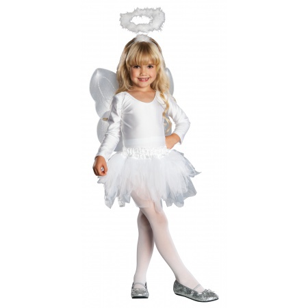 Girls Angel Costume image