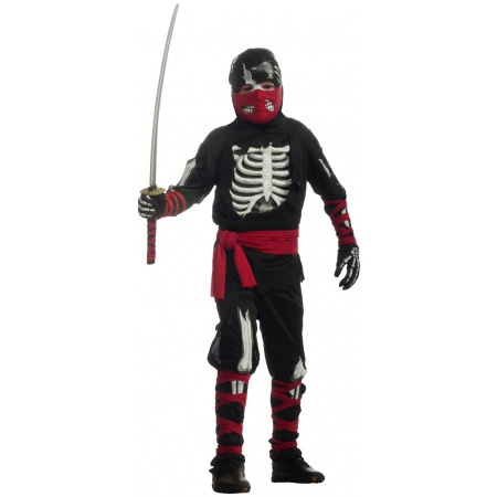 Kids Zombie Ninja Costume image