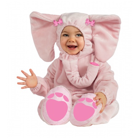 Pink Baby Elephant Costume image