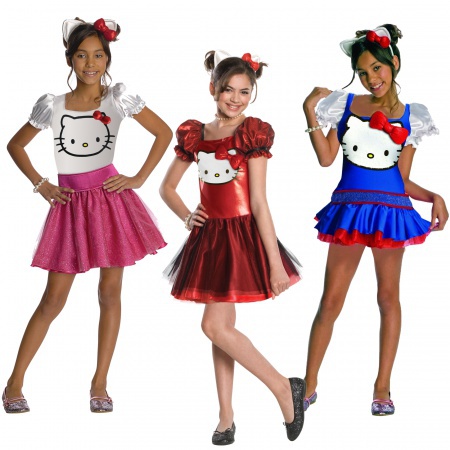 Kids Hello Kitty Costume image
