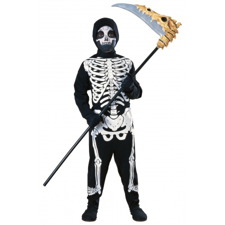Kids Skeleton Costume image