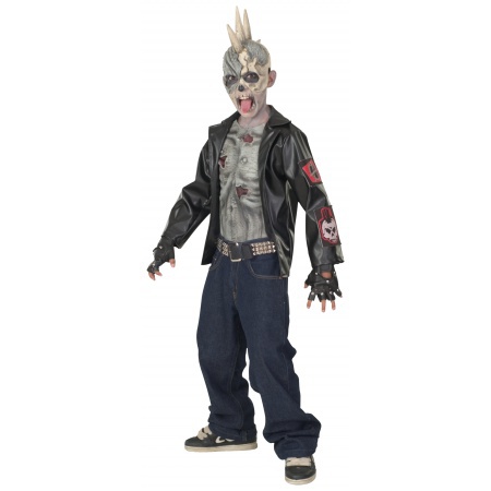 Punk Zombie Costume image