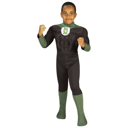 Green Lantern Costume Kids image
