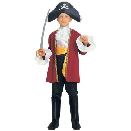 Kids Pirate Captain Costume image