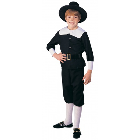 Kids Pilgrim Costume  image