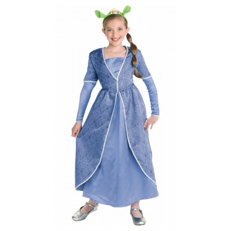 Kids Princess Fiona Costume image