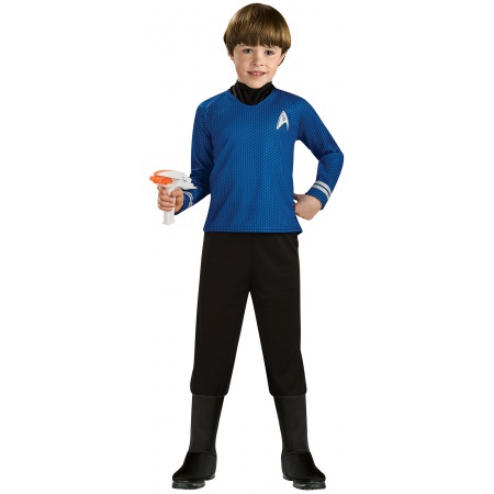 Deluxe Star Trek Mr Spock Costume For Kids image