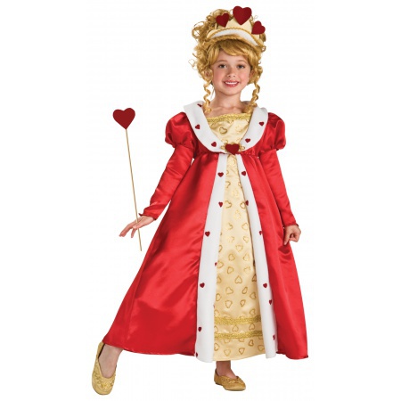 Queen Of Hearts Kids Costume  image
