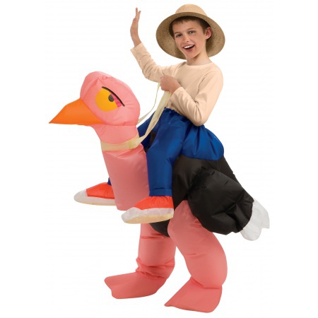 Kids Inflatable Ostrich Costume image