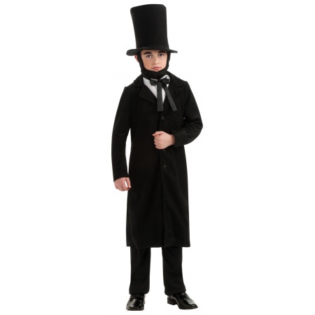 Abraham Lincoln Costume Kids image