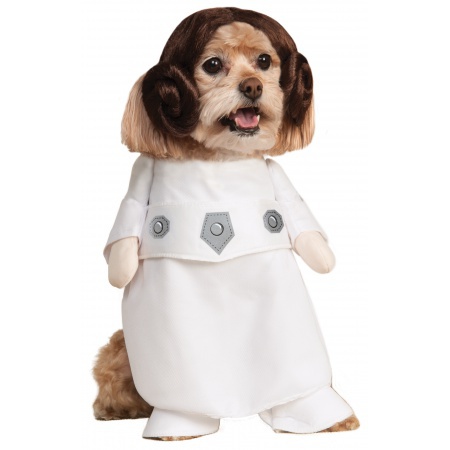 Princess Leia Dog Costume image