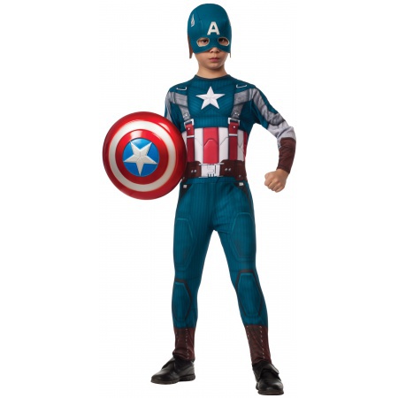 Captain America Costume Kids image