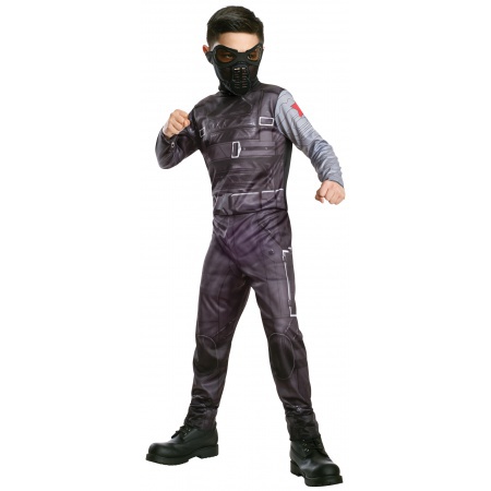Winter Soldier Costume For Kids image