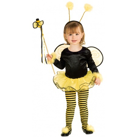 Toddler Girl Bumble Bee Costume image