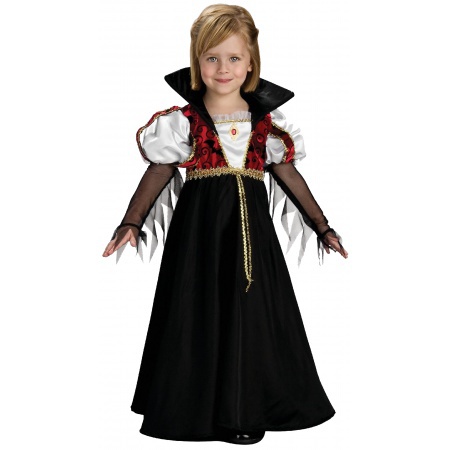 Toddler Girl Vampire Costume image