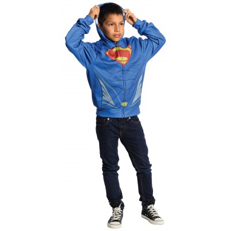 Kids Superman Hoodie Costume image