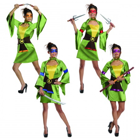 Female Ninja Turtle Costume image