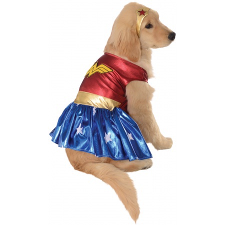 Wonder Woman Dog Costume image