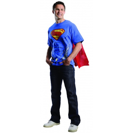 Superman T Shirt With Cape image