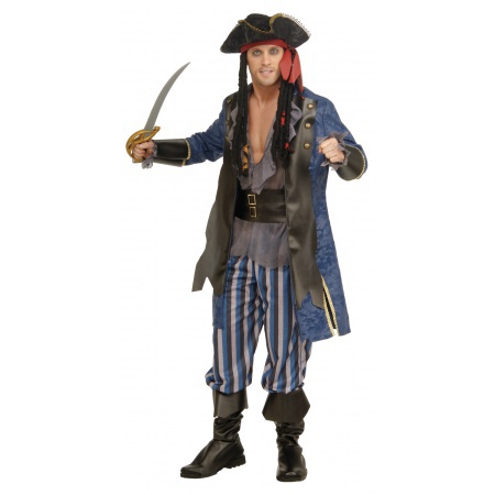 Mens Pirate Captain Costume image