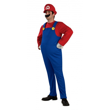 Super Mario Costume Adults image
