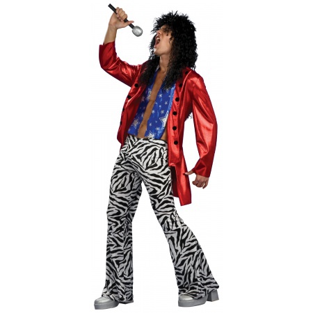 80s Hair Band Rock Star Costume image