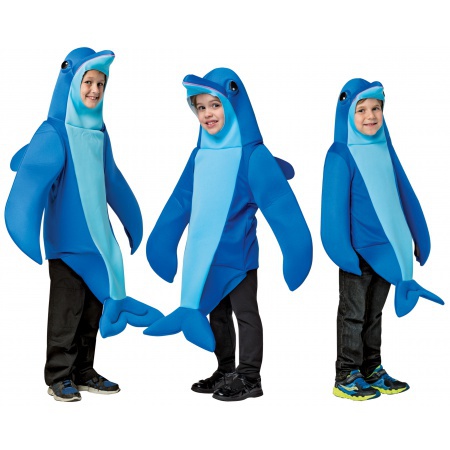 Kids Dolphin Costume image